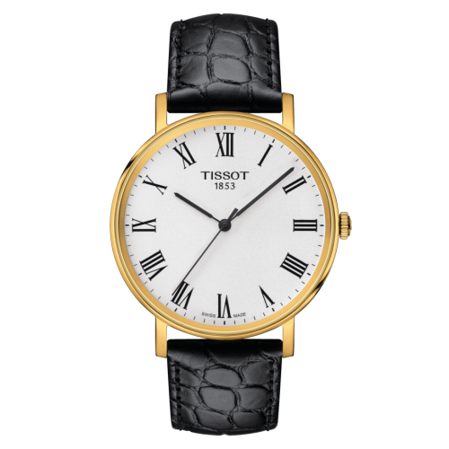 Tissot Everytime Medium Yellow Gold PVD / Silver / Strap